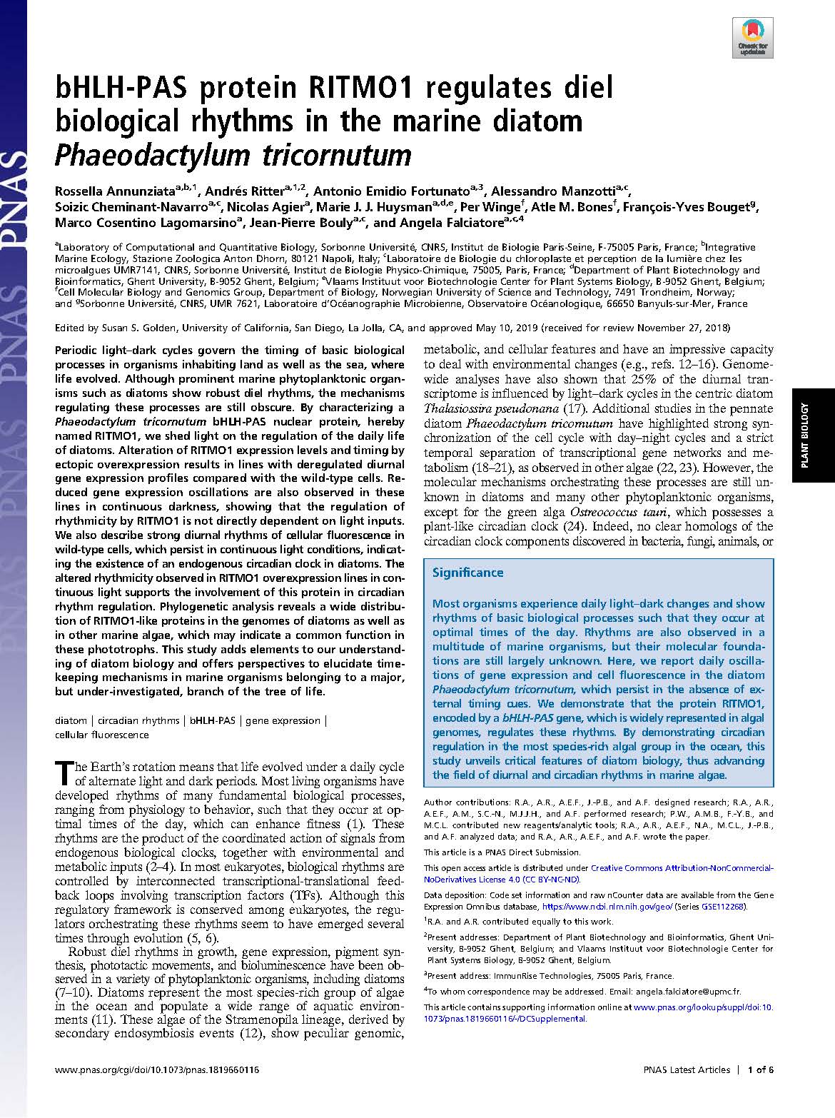 Annunziata et al 2019 PNAS 