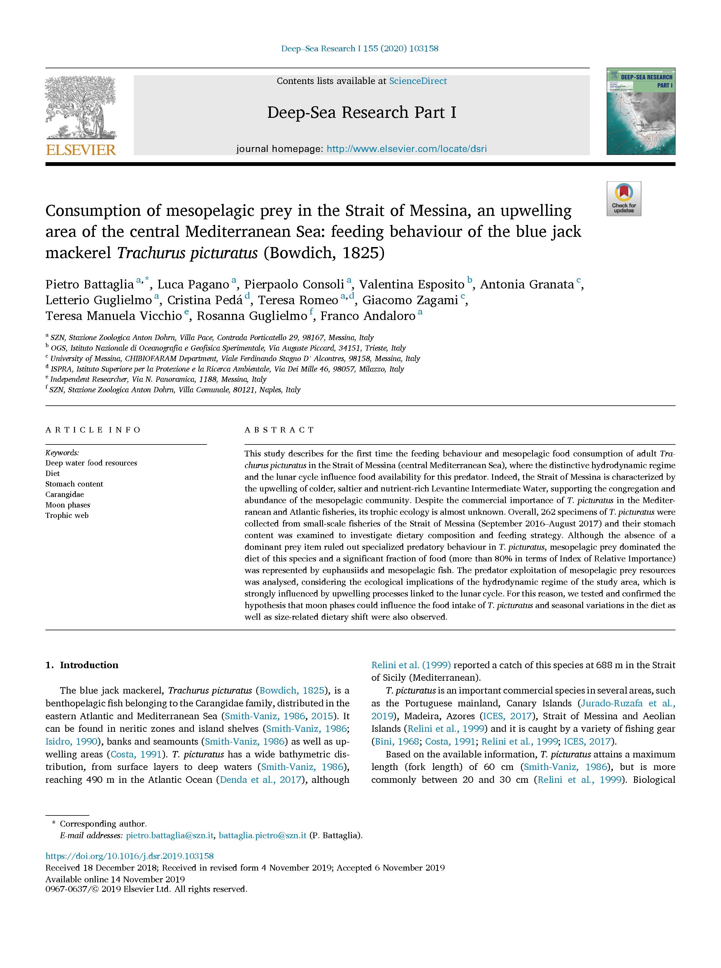 Battaglia etal2019 feeding Trachurus picturatus