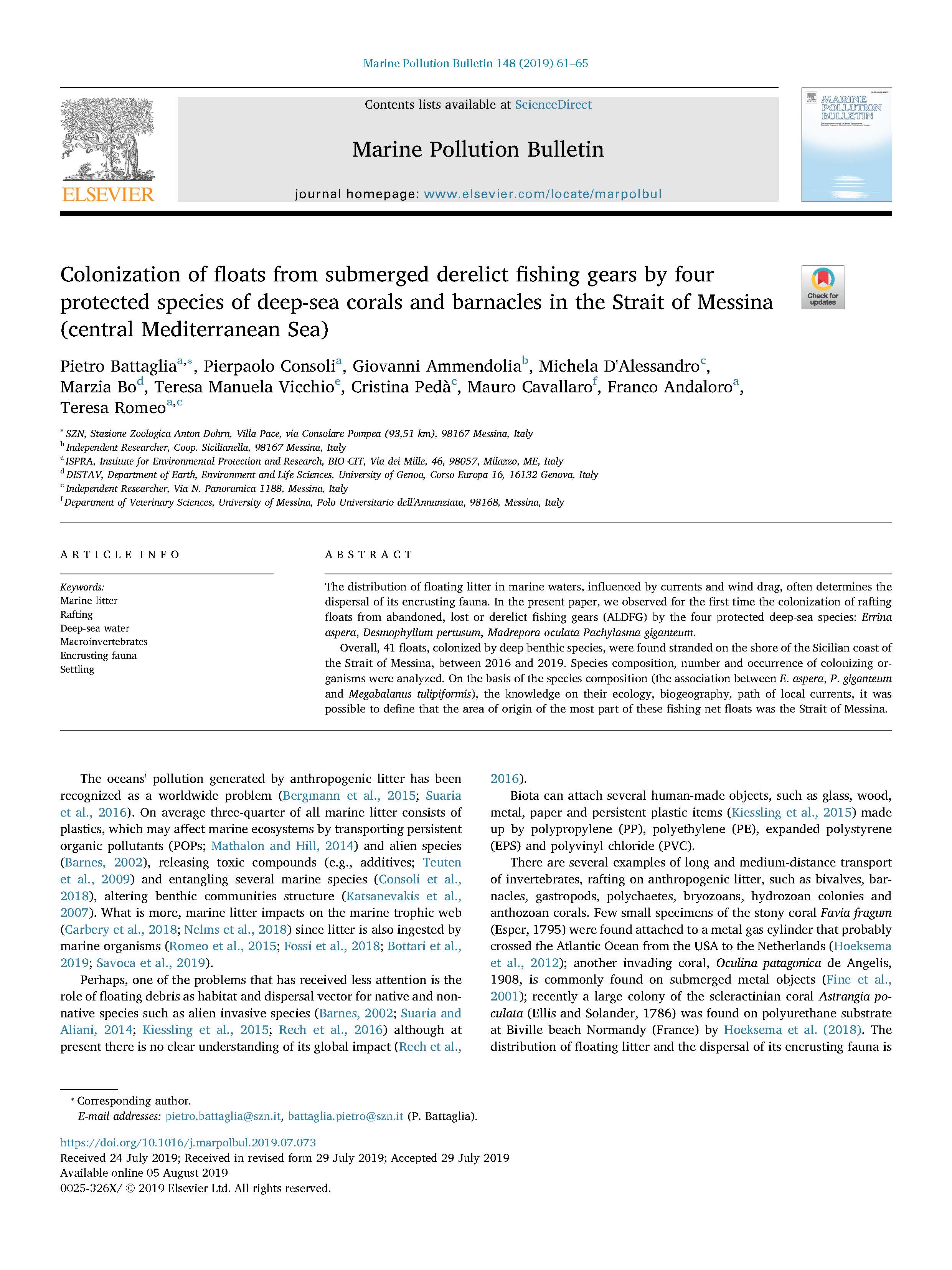Battaglia etal2019 protected species litter