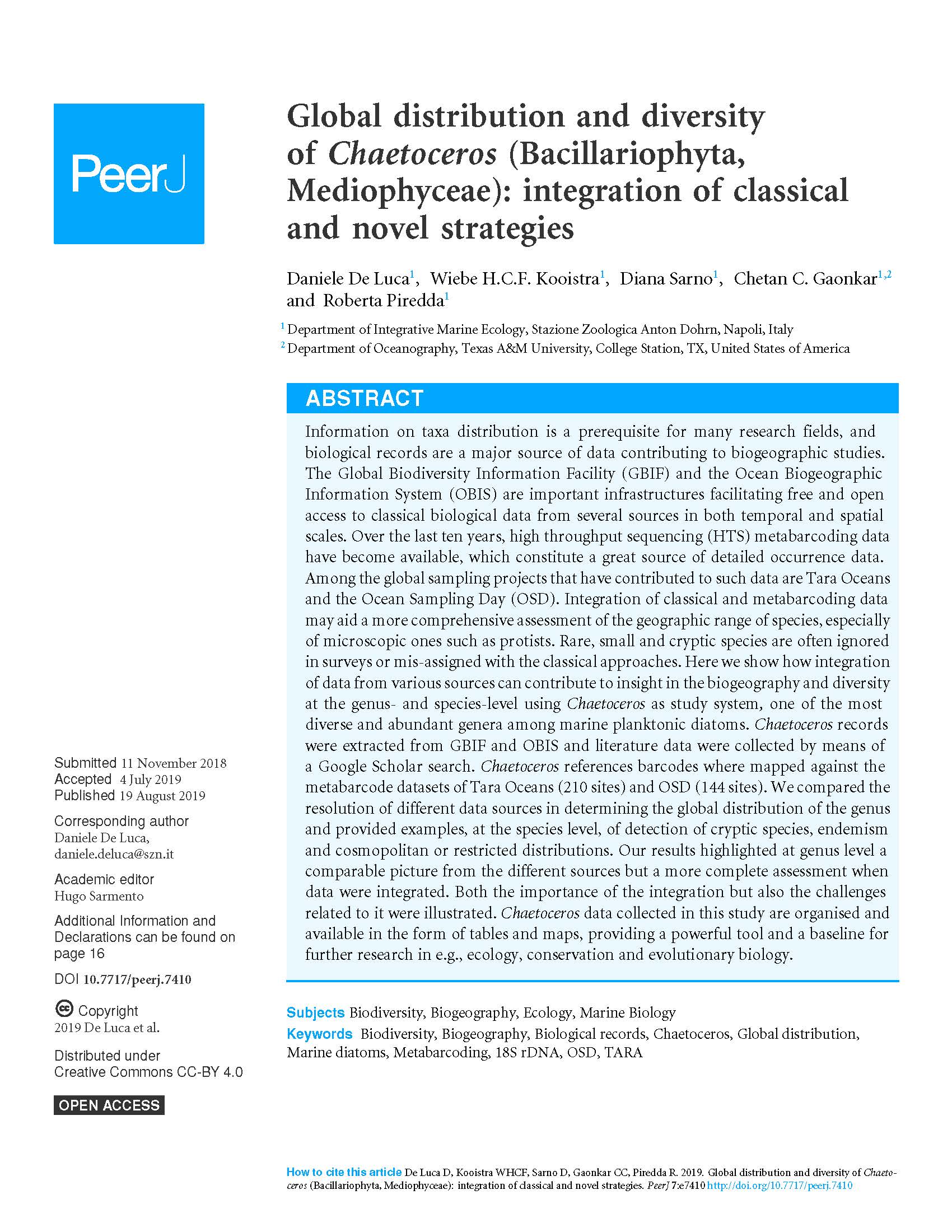 De Luca et al 2019 peerj