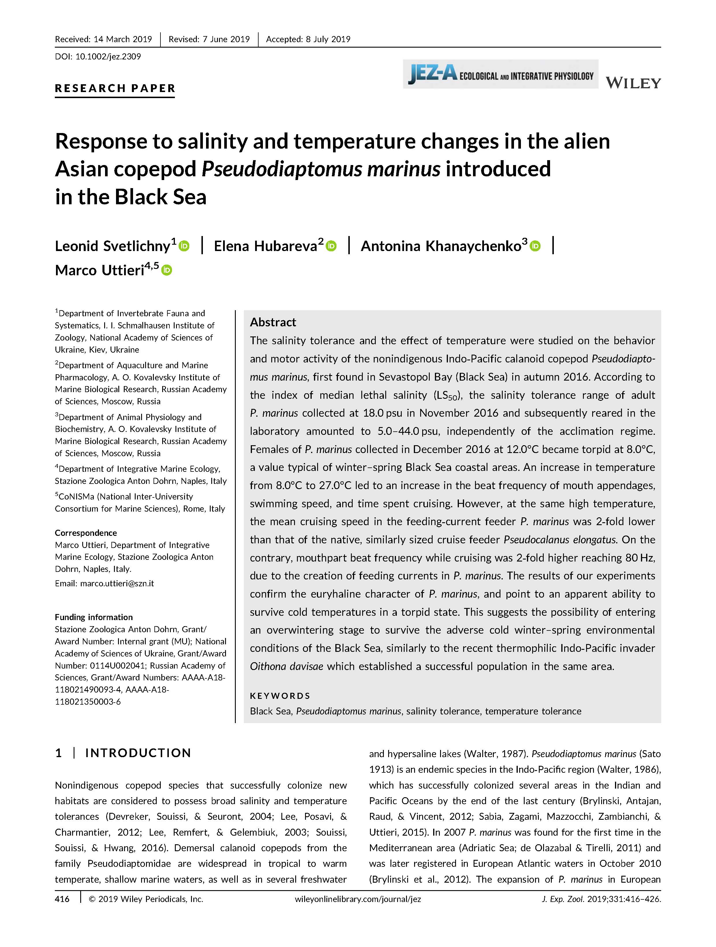 Svetlichny etal 2019 JExpZoolA