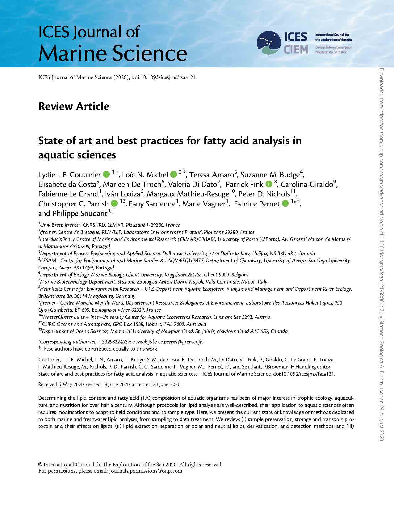 State of art and best practices for fatty acid analysis in