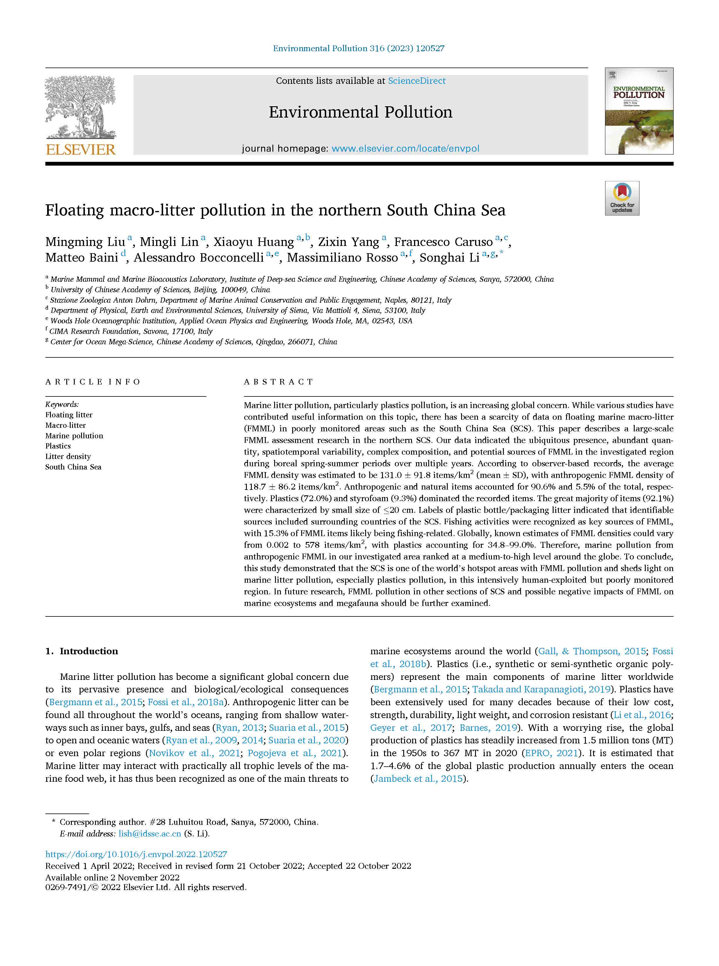 2022 Liu Caruso et al Envir Poll