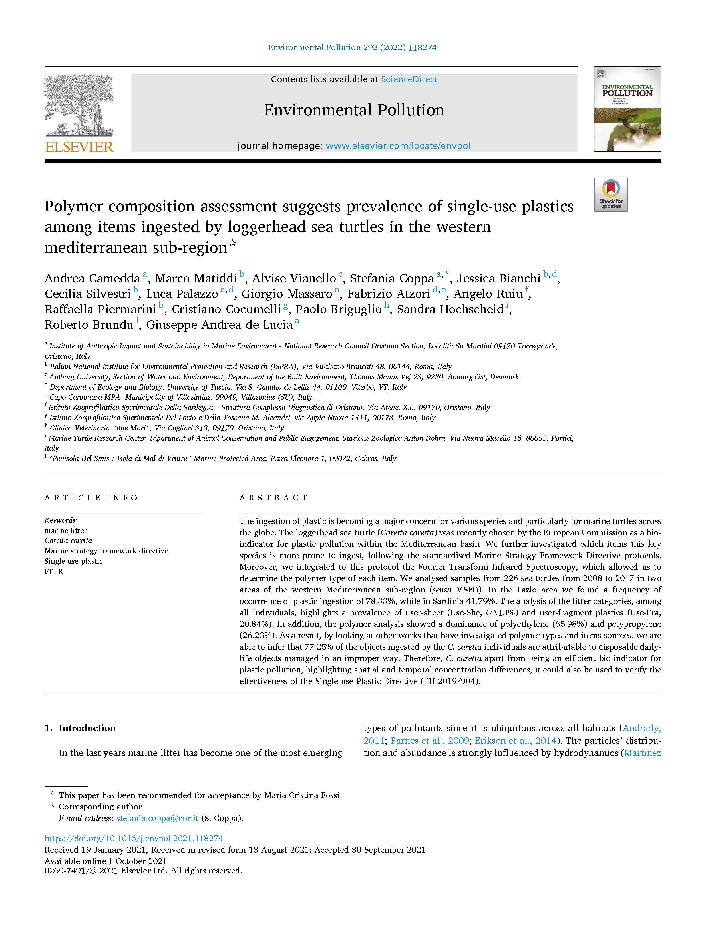 Camedda et al. 2022 FTIR Turtles 1