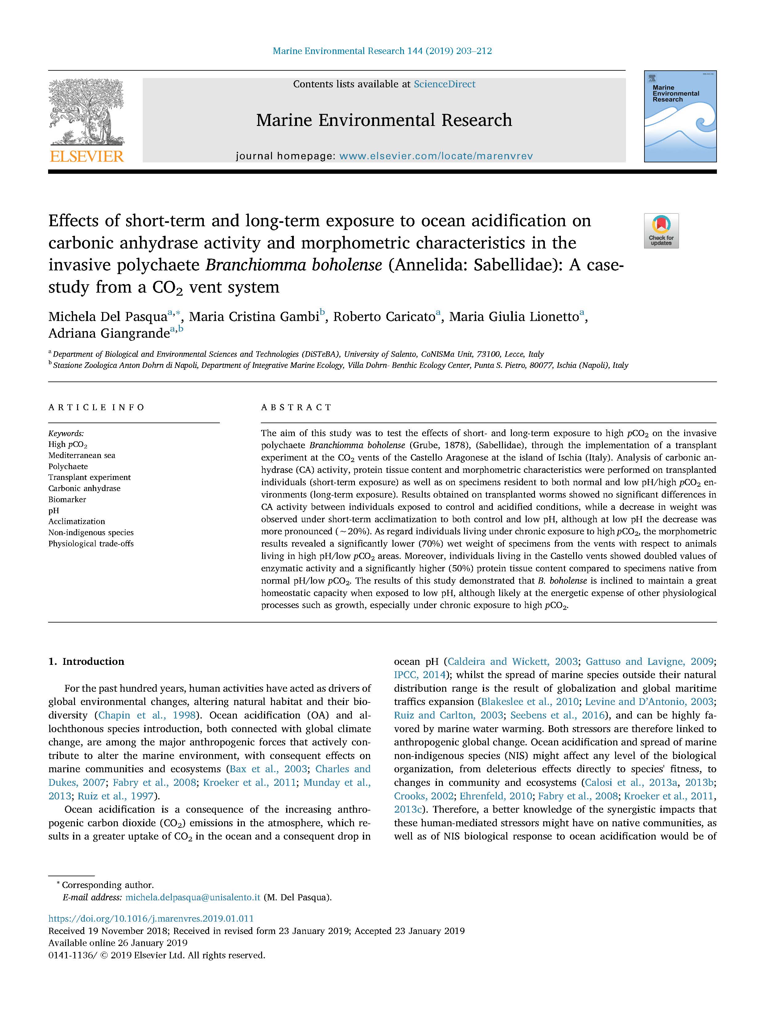 Del Pasqua et al MERE 2019 B boholense