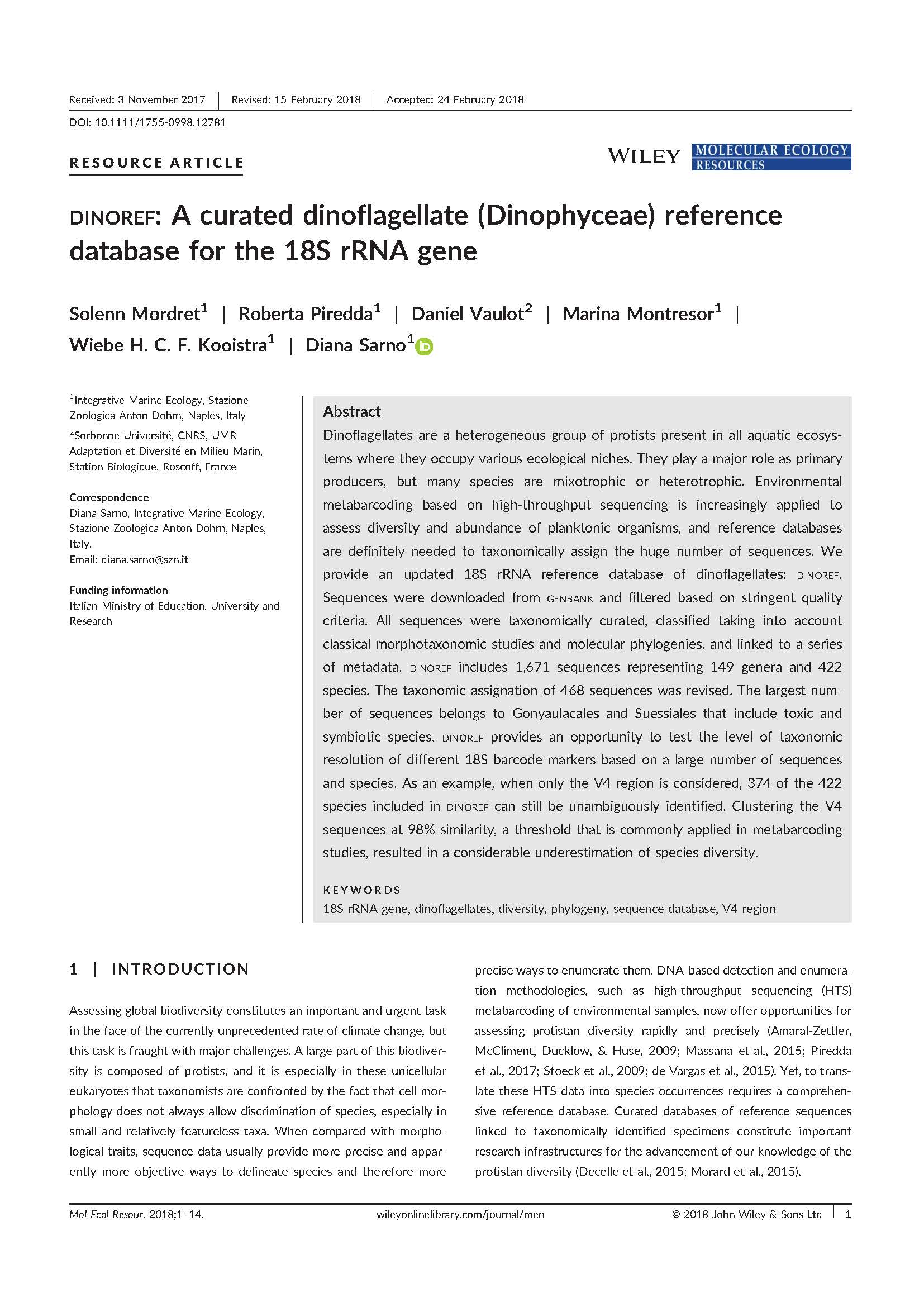 Mordret et al 2017 Molecular Ecology Resources pag1