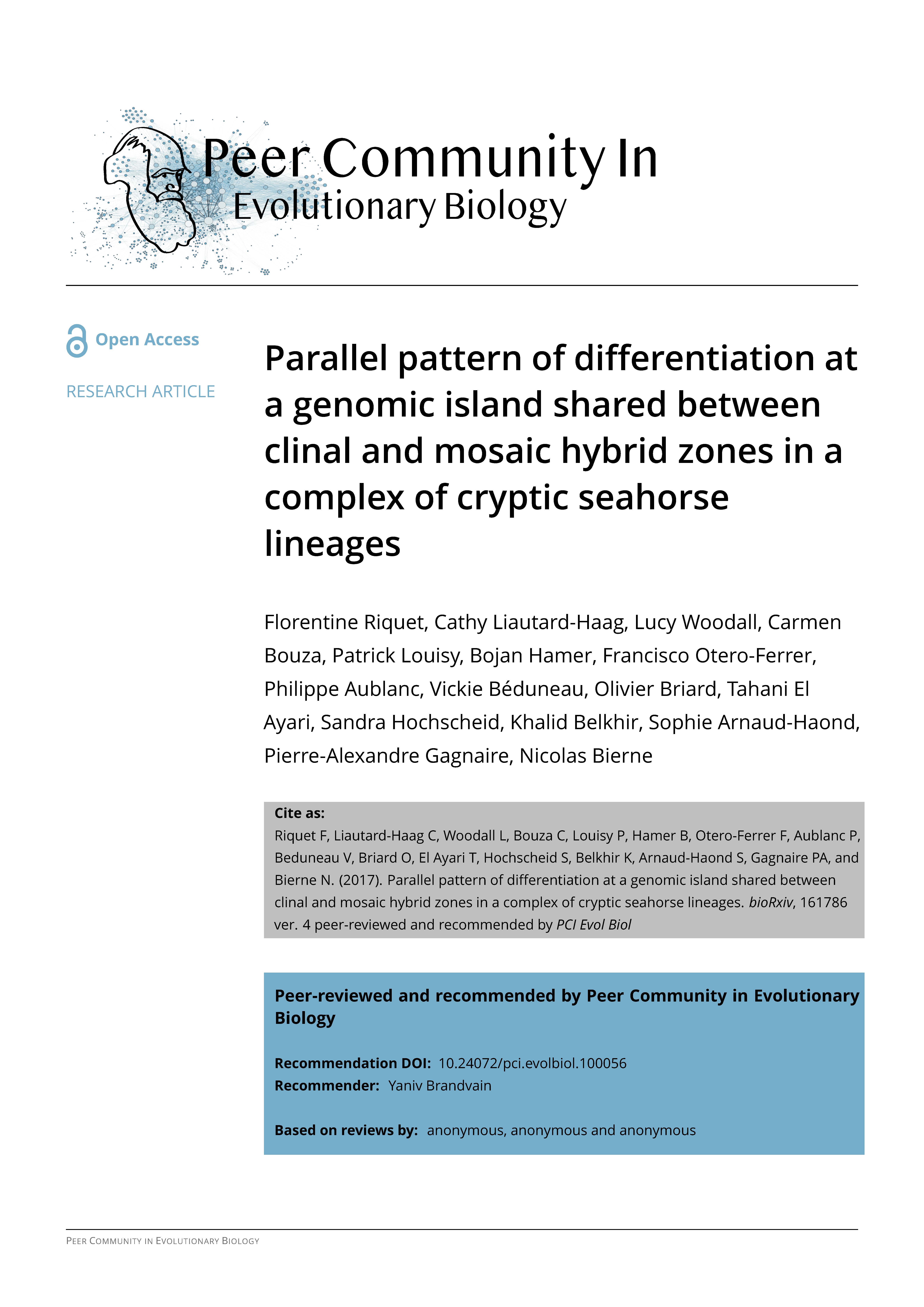 Riquet 2018 PCIEvolBiol 3